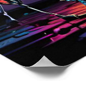 ドラムセットをビートする ポスター (角)