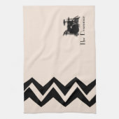 ドラムセットカスタムアールデコカスタムタオル キッチンタオル (縦)