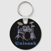 ドラムセットデザイン キーホルダー (正面)