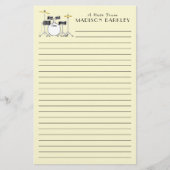 ドラムセットドラムバンド先生ミュージシャン 便箋 (正面)