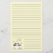 ドラムセットドラムバンド先生ミュージシャン 便箋 (裏面)