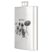 ドラムセットパーソナライズされた/ドラマーへのギフト フラスク (左)