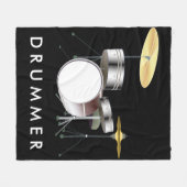 ドラムセットフリースブランケット フリースブランケット (正面(横))