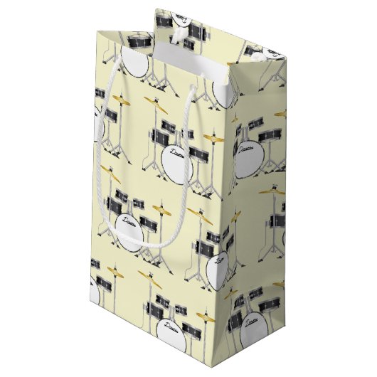 ドラムセット先生 スモールペーパーバッグ (裏面アングル)