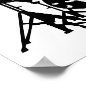 ドラムセット打楽器 ポスター (角)