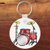 ドラムセット キーホルダー (正面)