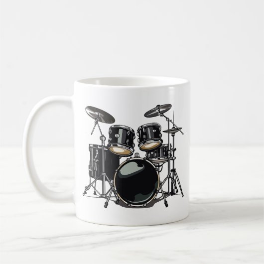 ドラムセット コーヒーマグカップ (左)