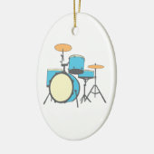 ドラムセット セラミックオーナメント (左)