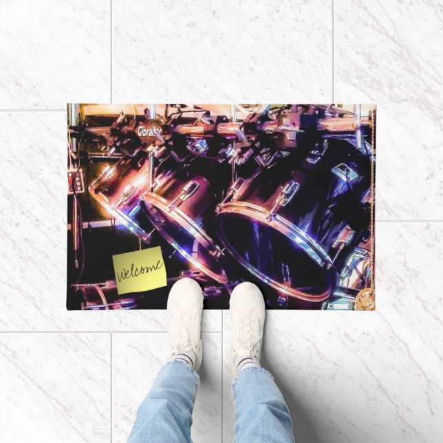 ドラムセット ドアマット (室内)