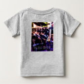 ドラムセット ベビーTシャツ (裏面)