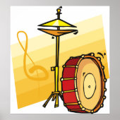 ドラムセット ポスター (正面)