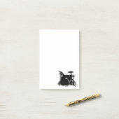 ドラムセット ポストイット (デスク上)