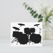 ドラムセット ポストカード (スタンド正面)