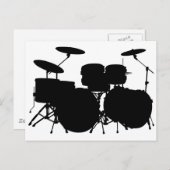 ドラムセット ポストカード (正面/裏面)