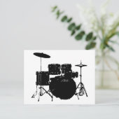 ドラムセット ポストカード (スタンド正面)