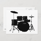 ドラムセット ポストカード (正面/裏面)