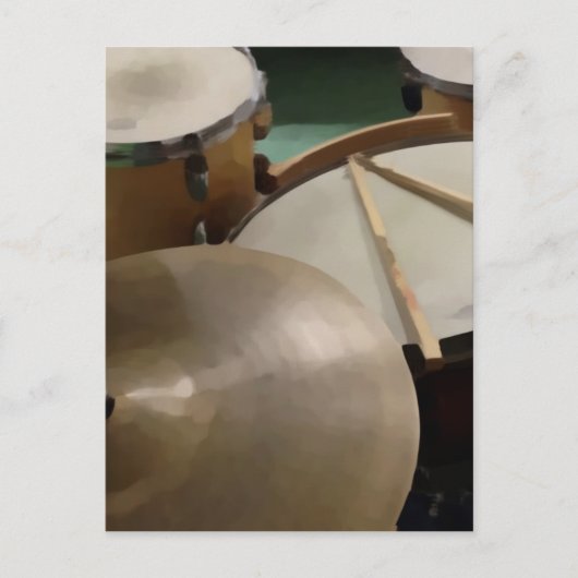 ドラムセット ポストカード (正面)