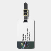 ドラムセット ラゲッジタグ (正面縦)