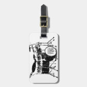 ドラムセット ラゲッジタグ (正面縦)