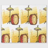 ドラムセット ラッピングペーパー (フラット)