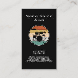 ドラムセット 名刺