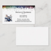 ドラムセット 名刺 (正面/裏面)