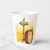 ドラムセット 紙コップ (正面)