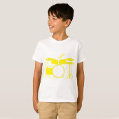 ドラムセット Tシャツ (正面フル)