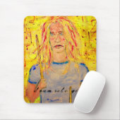 ドラムソロの女 マウスパッド (マウス)