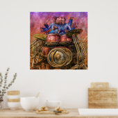 ドラムソロプリント ポスター (キッチン)