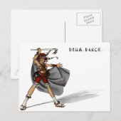 ドラムダンス ポストカード (正面/裏面)