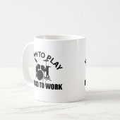 ドラムデザイン コーヒーマグカップ (正面左)