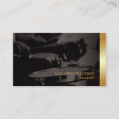 ドラムドラマードラムプレーヤーミュージシャン 名刺 (正面)