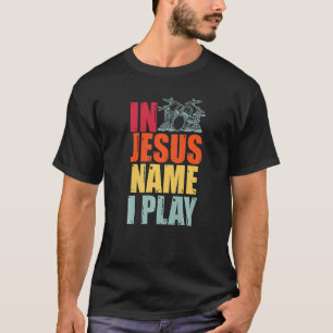 ドラムドラマー太鼓パーカッションJesus Christian Tシャツ