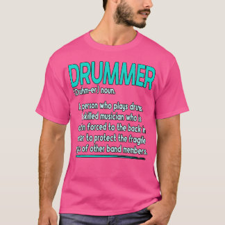 ドラムドラマー定義 Tシャツ