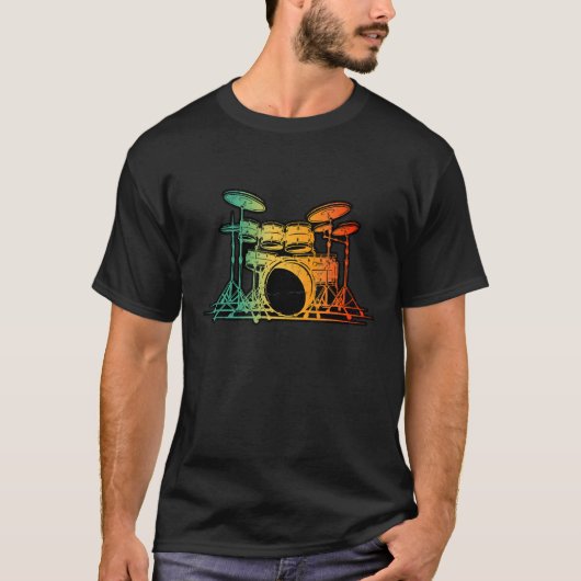 ドラムドラマー Tシャツ (正面)