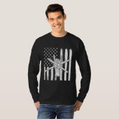 ドラムドラムドラムスティック Tシャツ (正面フル)