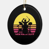 ドラムドラム演奏 セラミックオーナメント (左)