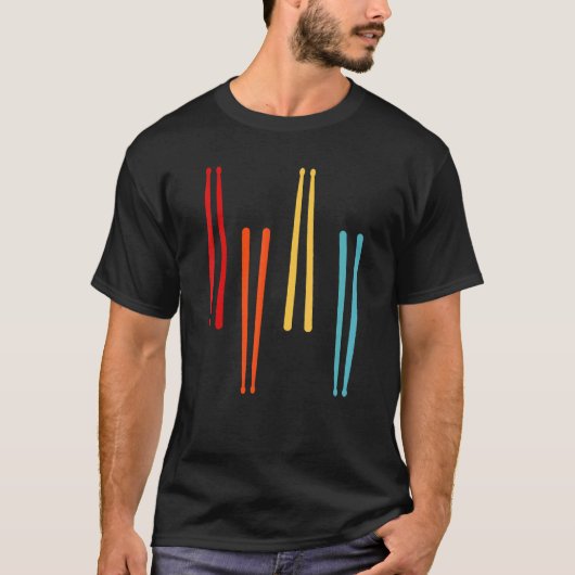 ドラムドラム音楽 Tシャツ (正面)