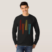 ドラムドラム音楽 Tシャツ (正面フル)
