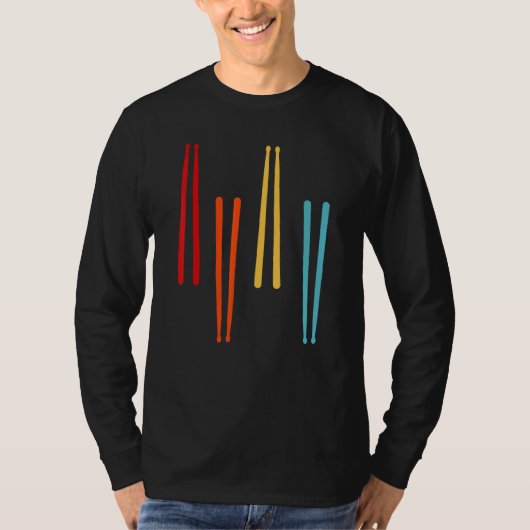 ドラムドラム音楽 Tシャツ (正面)