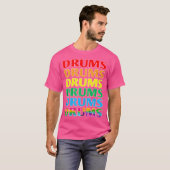 ドラムドラム Tシャツ (正面フル)