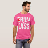 ドラムバスユーモア音楽愛好家レイヴカルチャーラムバス Tシャツ (正面フル)