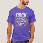 ドラムバンド楽器ギフトアイデア 楽しい Tシャツ (正面)