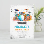 ドラムパーティの招待状 招待状 (スタンド正面)