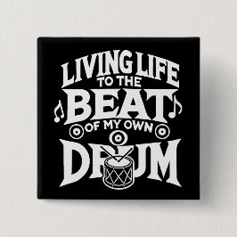 ドラムビート 缶バッジ