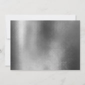 ドラムブラック&ホワイト21歳の誕生日 招待状 (裏面)