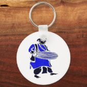 ドラムブルー キーホルダー (正面)