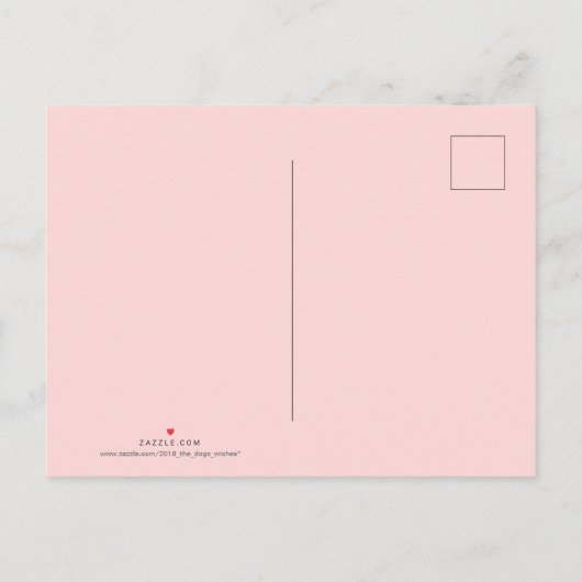 ドラムブロッサムテットホアアンダオベトナムイヤーカード インビテーションポストカード (裏面)