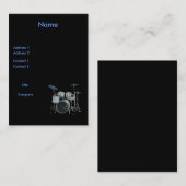 ドラムプロフィールカード 名刺 (正面/裏面)